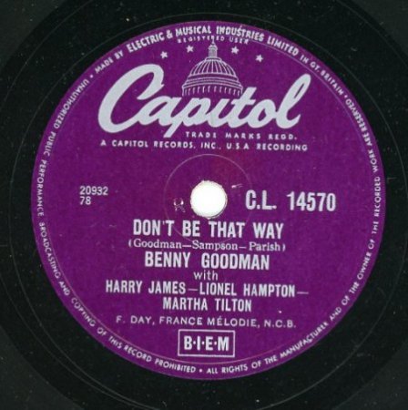 BENNY GOODMAN