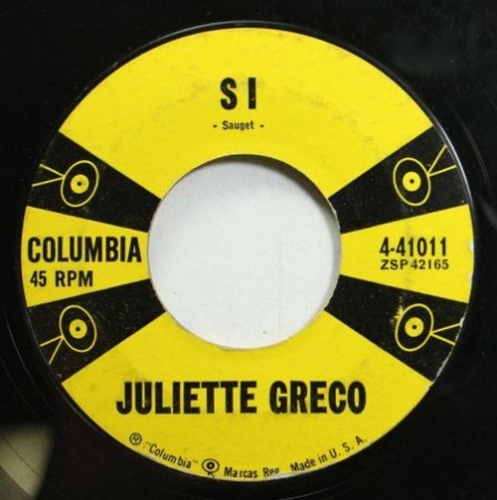 JULIETTE GRECO  (1927 - 2020)