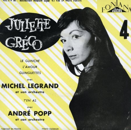 JULIETTE GRECO  (1927 - 2020)