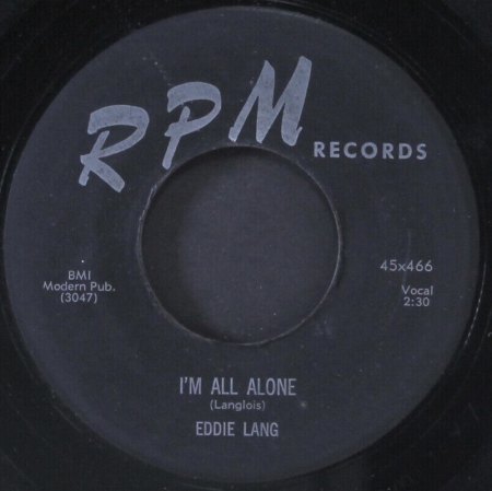 EDDIE LANG begleitete Geraldine Burnett
