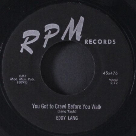 EDDIE LANG begleitete Geraldine Burnett