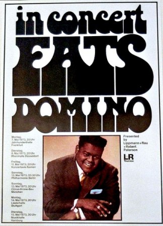 FATS DOMINO - POSTER