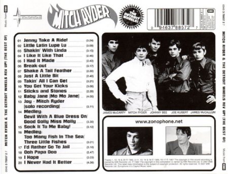 MITCH RYDER & the Detroit Wheels
