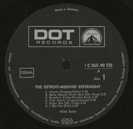 MITCH RYDER & the Detroit Wheels