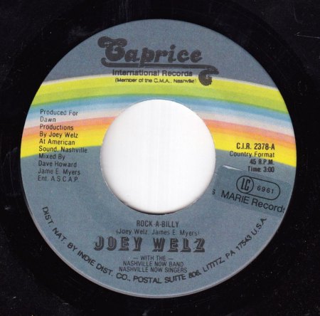 JOEY WELZ