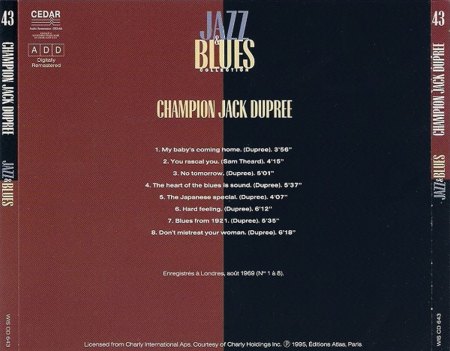 CHAMPION JACK DUPREE