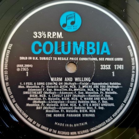 NORRIE PARAMOR - LP's