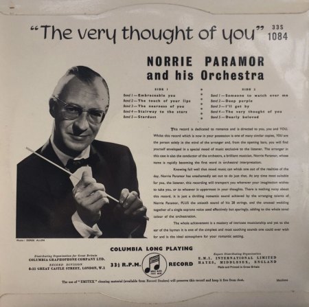 NORRIE PARAMOR - LP's