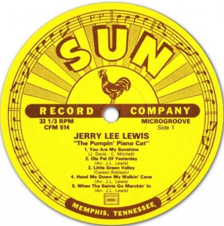 YOU ARE MY SUNSHINE bereits 1956 auf 45 RPM