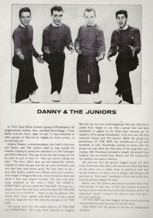 DANNY AND THE JUNIORS