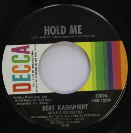 BERT KAEMPFERT - SINGLE DISCOGRAPHY