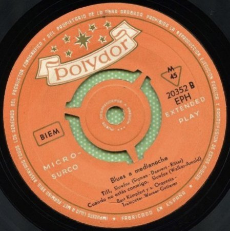 BERT KAEMPFERT  -  EPs
