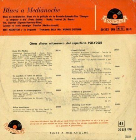 BERT KAEMPFERT  -  EPs