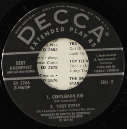 BERT KAEMPFERT  -  EPs
