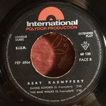 BERT KAEMPFERT  -  EPs