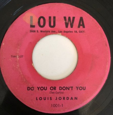 LOUIS JORDAN - Kurz-Bio und Disco