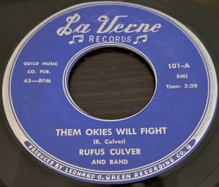 RUFUS CULVER