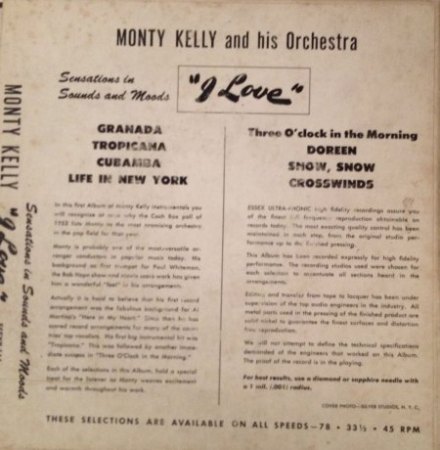 MONTY KELLY - Instrumental