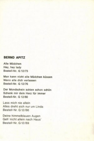 BERND APITZ