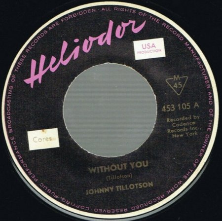 Johnny Tillotson auf HELIODOR