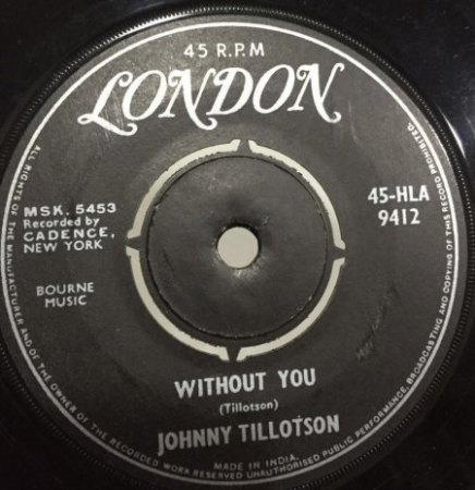 JOHNNY TILLOTSON - seine int. Singles
