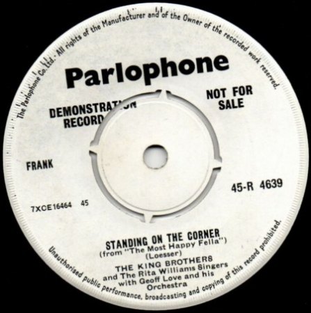 THE KING BROTHERS (UK) auf deutscher ODEON ! (Scan)