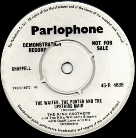 THE KING BROTHERS (UK) auf deutscher ODEON ! (Scan)