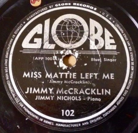 McCRACKLIN JIMMY - GEORGIA SLOP