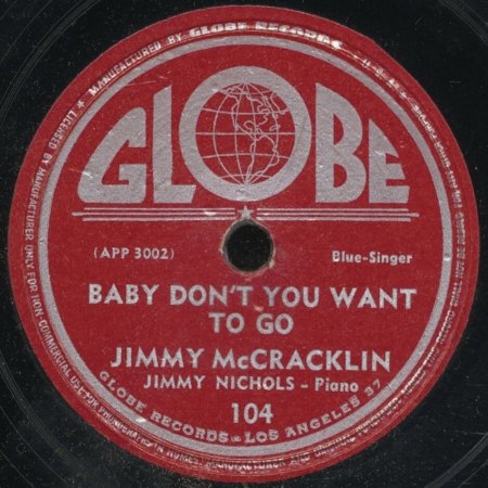 McCRACKLIN JIMMY - GEORGIA SLOP