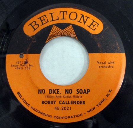 BOBBY CALLENDER
