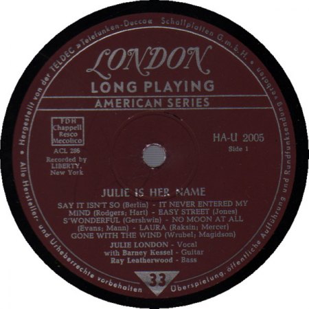 JULIE LONDON