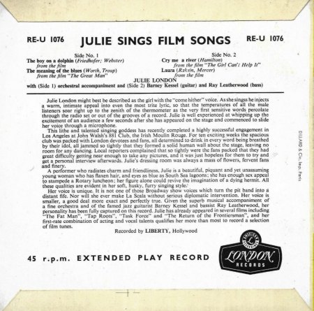 JULIE LONDON
