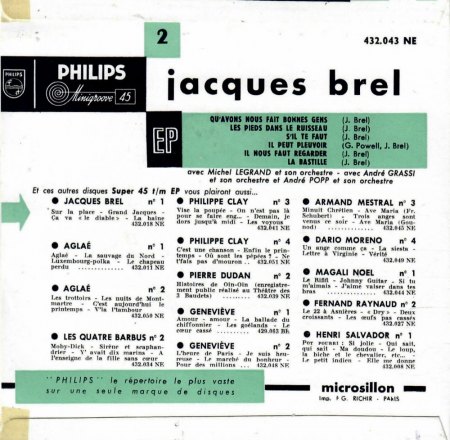JACQUES BREL