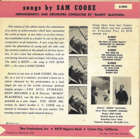 SAM COOKE - EPs