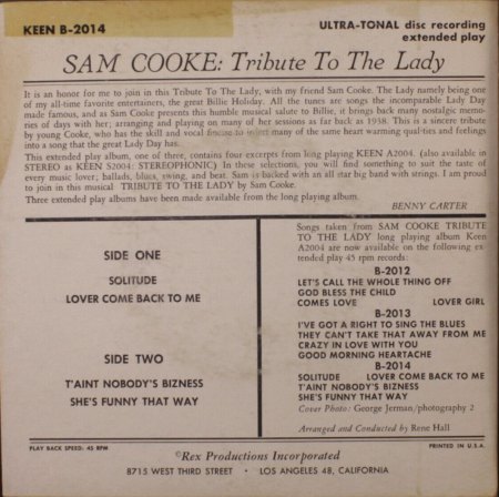 SAM COOKE - EPs