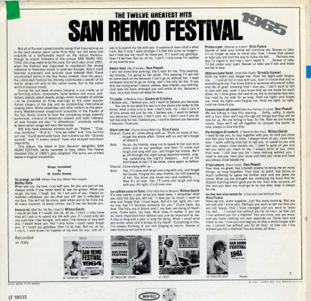San Remo Festival 1965