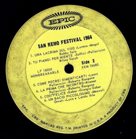 San Remo Festival 1964