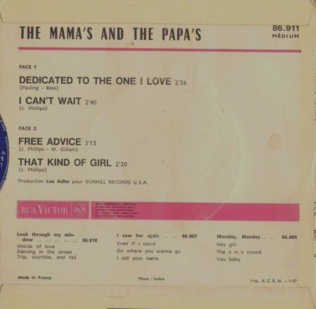 Mama's and Papa's: Monday, Monday