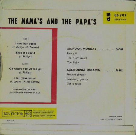 Mama's and Papa's: Monday, Monday