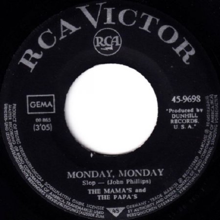 Mama's and Papa's: Monday, Monday