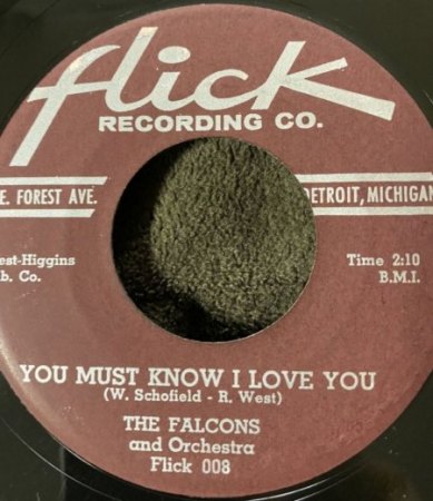 THE FALCONS - wo Wilson Pickett anfing