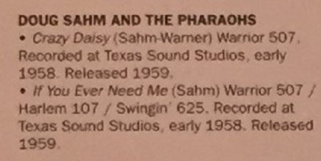 DOUG SAHM