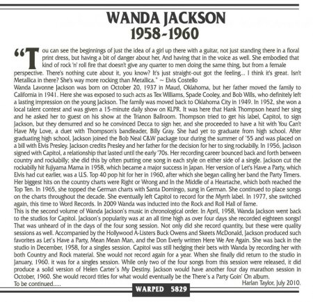 WANDA JACKSON - CD's
