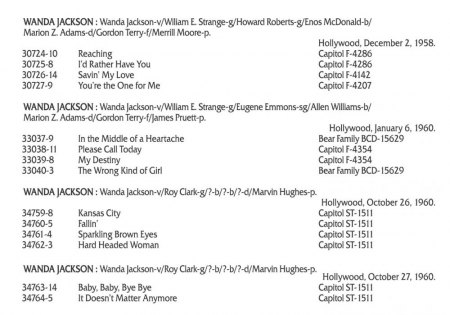 WANDA JACKSON - CD's