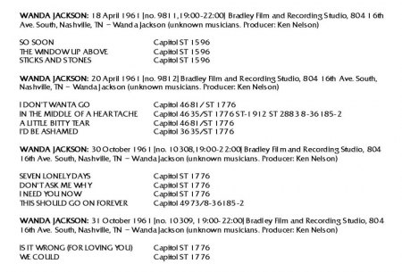 WANDA JACKSON - CD's