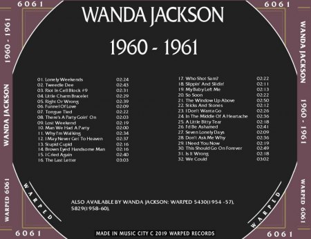 WANDA JACKSON - CD's