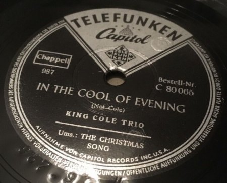 NAT KING COLE TRIO - CHRISTMAS