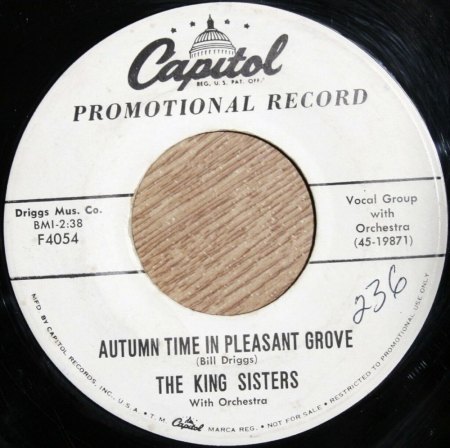 KING SISTERS - In Hamburg (When The Nights Are Long)