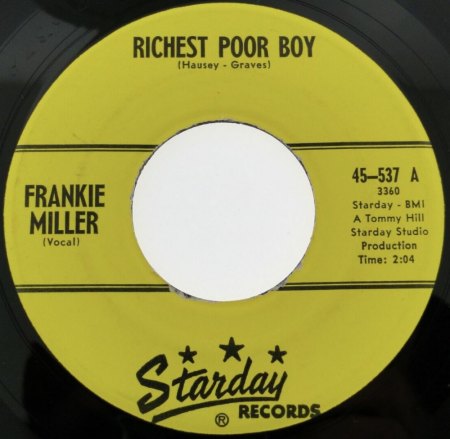 FRANKIE MILLER - ein Rockabilly-Grenzfall