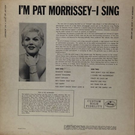 PAT MORRISSEY